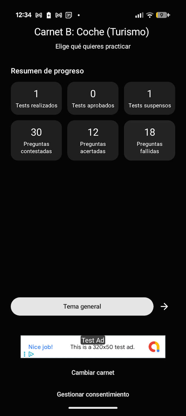 DGTest — captura de pantalla 2