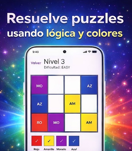 Sudoku de Colores — puzzle avanzado