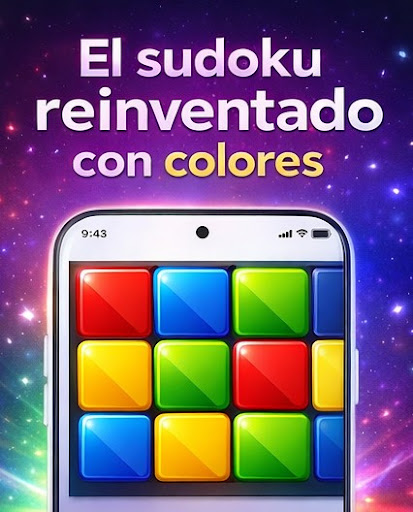 Sudoku de Colores — menú principal